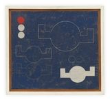 Composition a cercles-a-bras angulaires en lignes et plans Composition with Circles with Angular Arms in Lines and Planes by Sophie Taeuber-Arp contemporary artwork drawing painting