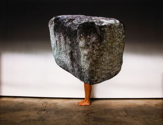 Ingapirca Piedra 7 by Karina Aguilera Skvirsky contemporary artwork Print