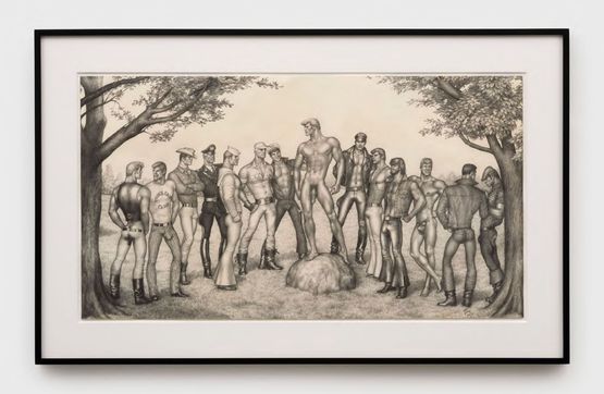 Toms Men by Tom of Finland contemporary artwork Drawing