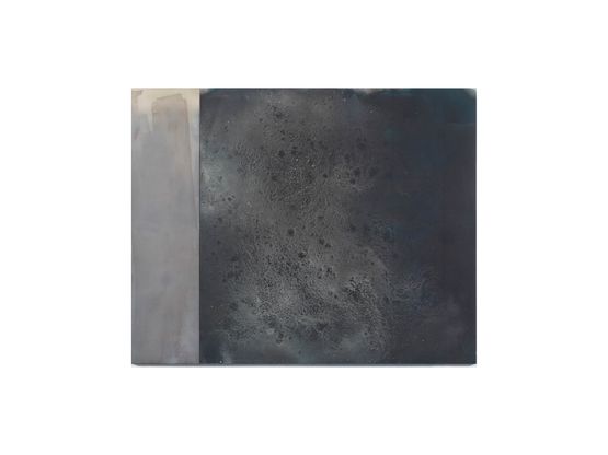 The moon is cracked by Sam Lock contemporary artwork Painting