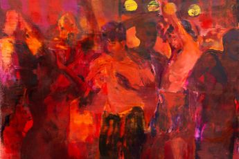 Contemporary art exhibition Doron Langberg Night at Victoria Miro Wharf Road London United Kingdom
