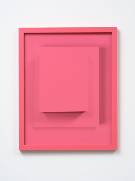 Cascading Magenta by Shaun Waugh contemporary artwork Painting
