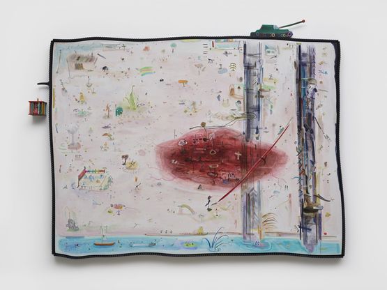 Somewhere in the World by Wu Silin contemporary artwork Painting