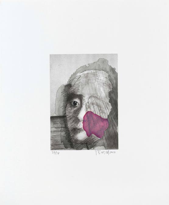 Speechless No. 1 by Zhang Xiaogang contemporary artwork Sculpture