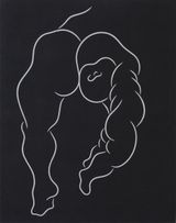 Ohne Titel Standbein-Spielbein by Aldo Walker contemporary artwork painting