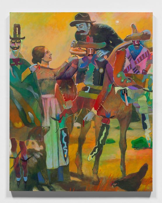 Cowboy Pie by Joshua Petker contemporary artwork Painting