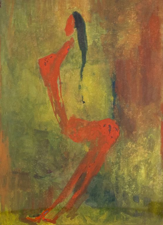 A Modern Woman by Wang Pan-Youn contemporary artwork Works on Paper