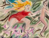 Fond Chase by Sophie Von Hellermann contemporary artwork painting