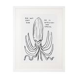 Do Not Eat Him by David Shrigley contemporary artwork print