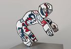 Le Facetieux after maquette dated 20 May-December 1973 by Jean Dubuffet contemporary artwork Sculpture