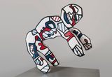 Le Facetieux after maquette dated 20 May-December 1973 by Jean Dubuffet contemporary artwork sculpture