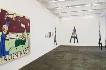 Contemporary art exhibition Group Exhibition A Selection of Works by Lucas Blalock Mike Cloud Ada Friedman and Rose Wylie at Thomas Erben Gallery New York United States