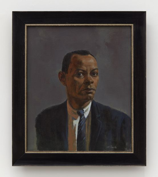 Self-Portrait by Hughie Lee-Smith contemporary artwork Painting