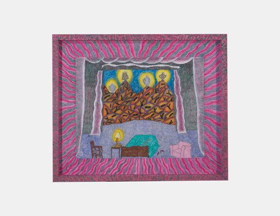 For Weeks I Waited to Begin by Hollis Sigler contemporary artwork Works on Paper