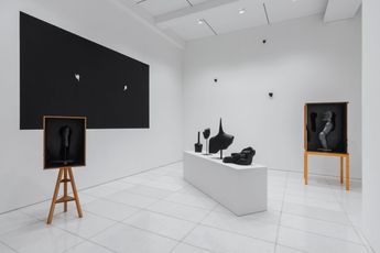 Contemporary art exhibition Inbai Kim KIM Inbai  A Man Asleep at Arario Gallery Seoul South Korea