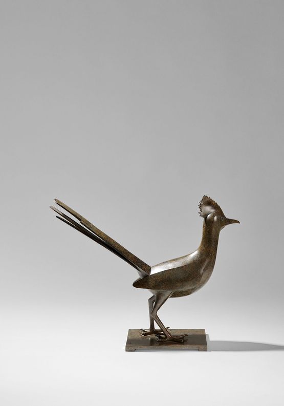 Bip Bip the Greater Roadrunner by Daniel Daviau contemporary artwork Sculpture