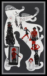 Snow Dedicated Followers of Fashion by Derek Boshier contemporary artwork painting