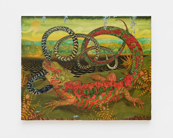 O sol renova na Terra The Sun Renews on Earth by Bruno Novelli contemporary artwork Painting