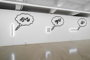 Contemporary art exhibition Liam Gillick The Alterants at Gallery Baton Seoul South Korea