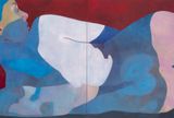 Body as beach map by Ines Longevial contemporary artwork painting