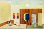 Flat 3 by Matthias Weischer contemporary artwork Painting
