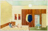 Flat 3 by Matthias Weischer contemporary artwork painting