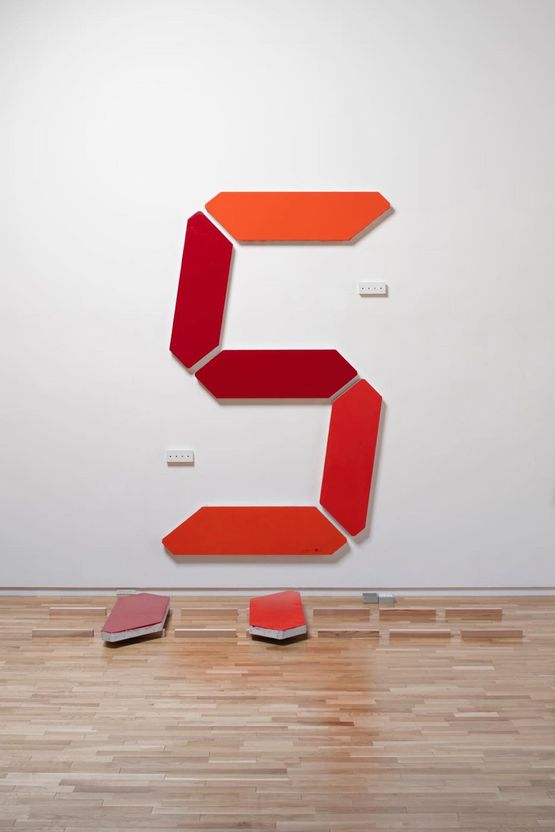 Painting of Change - 001 by Tatsuo Miyajima contemporary artwork Painting