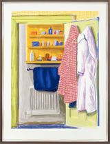 Two robes by David Hockney contemporary artwork print