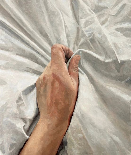 Grasp by Kayla Howie contemporary artwork Painting