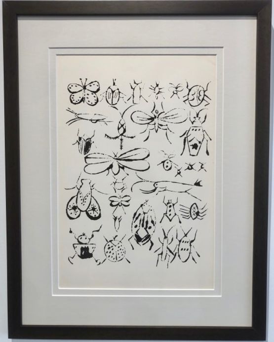 Happy Bug Day by Andy Warhol contemporary artwork Works on Paper