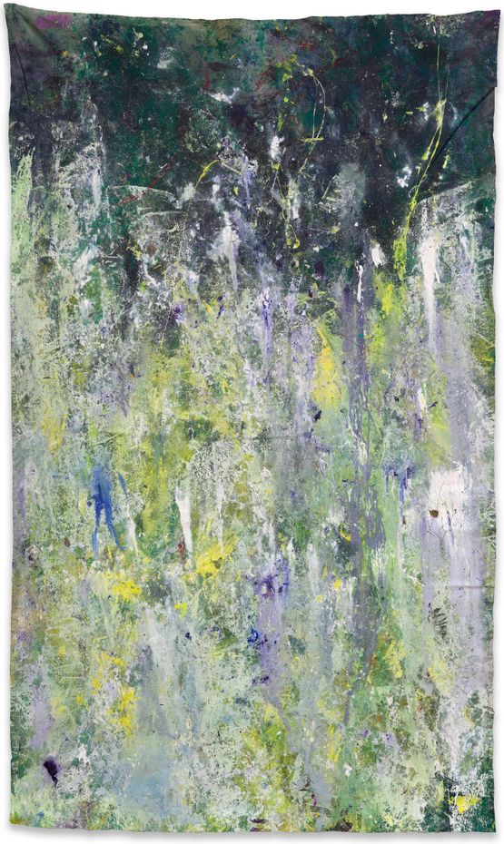 Guizhou Forest night rain by Wang Jun contemporary artwork Painting