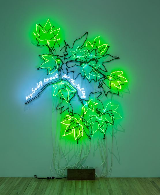 Ecofeminist Sycamore Branches My Body Is Not for the Taking by Andrea Bowers contemporary artwork Sculpture