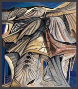 Unsettled Lives 7 by Vikrant Bhise contemporary artwork painting