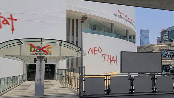Post Vandalism BACC by Insane Park contemporary artwork Moving Image
