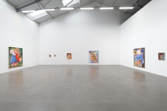 Contemporary art exhibition Kristina Schuldt crush at Galerie Eigen  Art Leipzig Germany