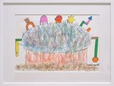 Work by Sadamasa Motonaga contemporary artwork drawing works on paper