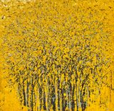 YELLOW FOREST HSE 14522 by Professor Ablade Glover contemporary artwork painting
