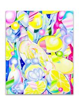 Treasure by He Tianqi contemporary artwork painting works on paper