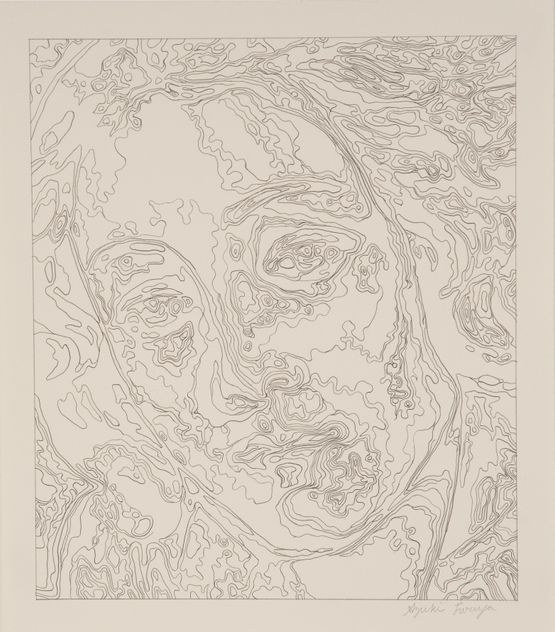 Alight in Spring by Azuki Furuya contemporary artwork Drawing