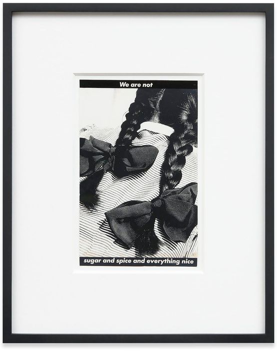 Untitled We are not sugar and spice and everything nice by Barbara Kruger contemporary artwork Works on Paper