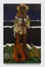 The Musician by Gideon Appah contemporary artwork Painting
