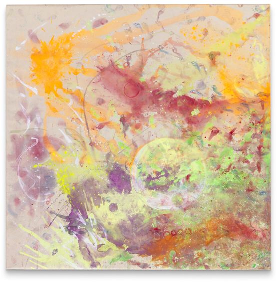 The Excavation by Lucy Dodd contemporary artwork Painting