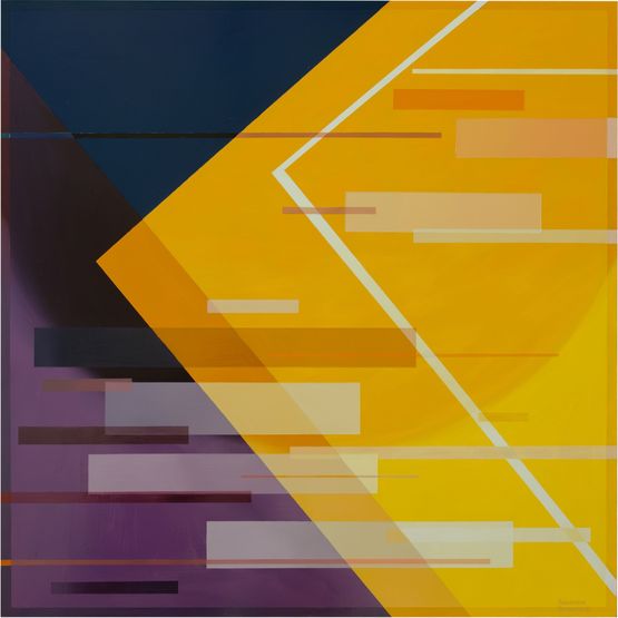 What happens when planets collide by Annamieke Engelbrecht contemporary artwork Painting