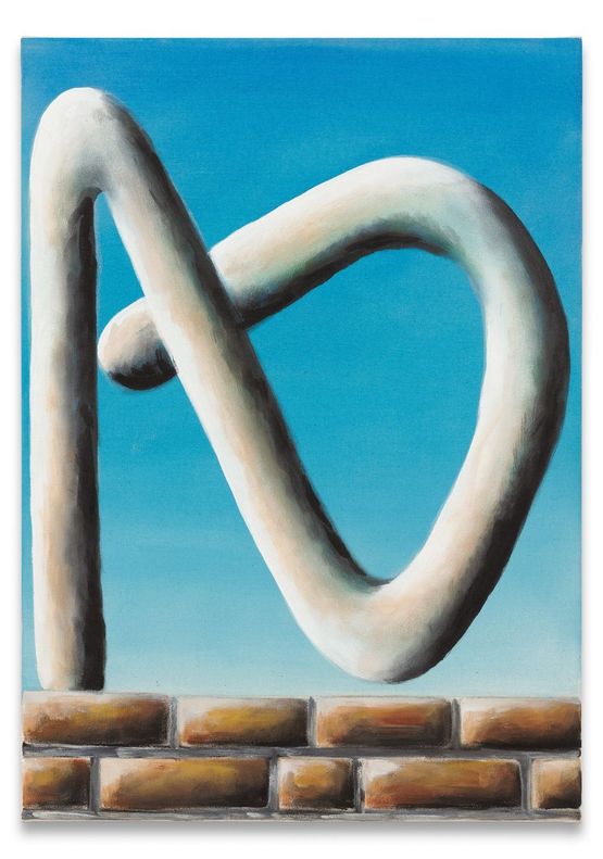 Untitled Yoga by Andreas Schulze contemporary artwork Painting