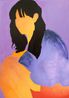 Happy Alone by Rebecca Bernau contemporary artwork Painting