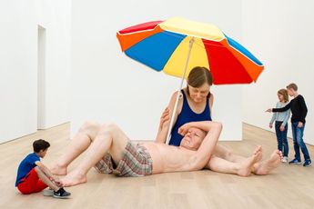 Contemporary art exhibition Ron Mueck Encounter at Art Gallery of New South Wales Sydney Australia