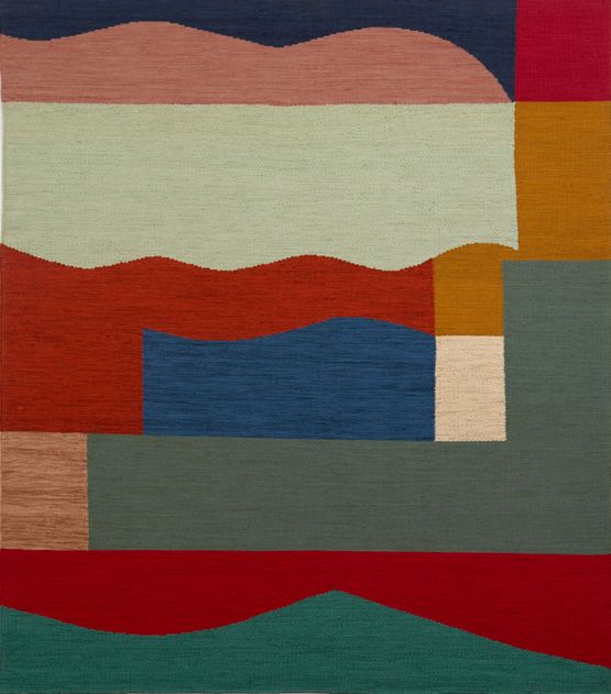 Reflections by Sussy Cazalet contemporary artwork Textile