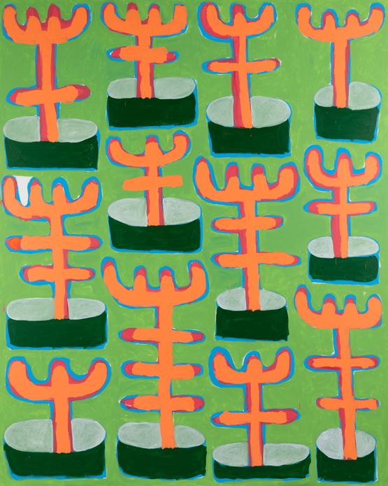 My Gardens Details by Mohamed Ahmed Ibrahim contemporary artwork Painting