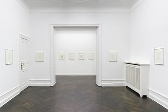 Contemporary art exhibition Michael Krebber Flat Finish at Galerie Buchholz Berlin Germany
