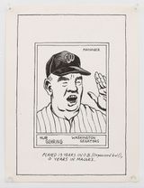 No Title Manager Hub Gehring... by Raymond Pettibon contemporary artwork works on paper